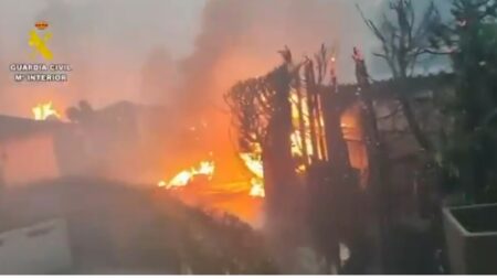 Incendio en Tres Cantos, Madrid