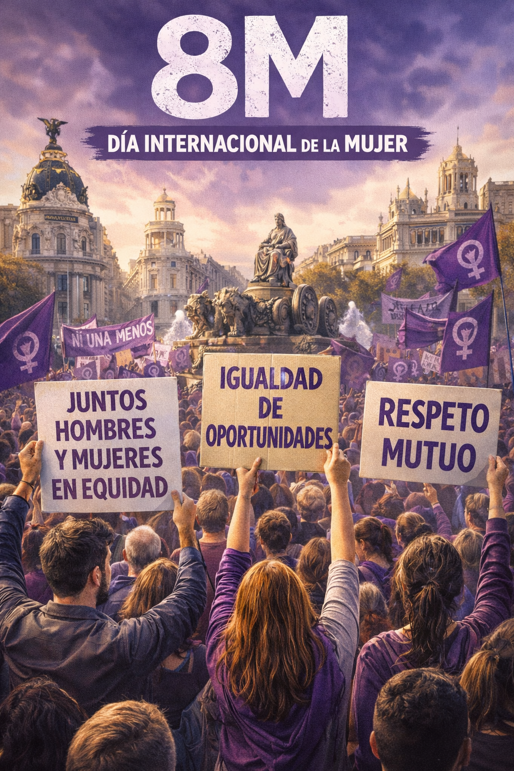 Madrid se moviliza por el 8M: dos manifestaciones recorrerán el centro con miles de mujeres en las calles